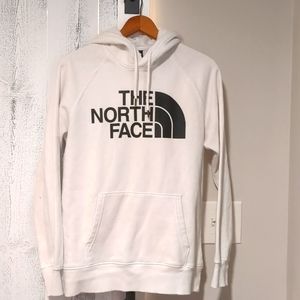 White north face women's medium hoodie